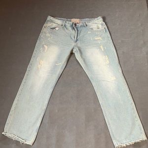 Jordan Craig Men Light Blue Jeans Straight Fit